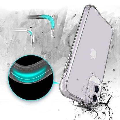 Apple iPhone 11 Kılıf Zore Şeffaf Ultra İnce Airbag Tasarımlı Okka Kapak Renksiz