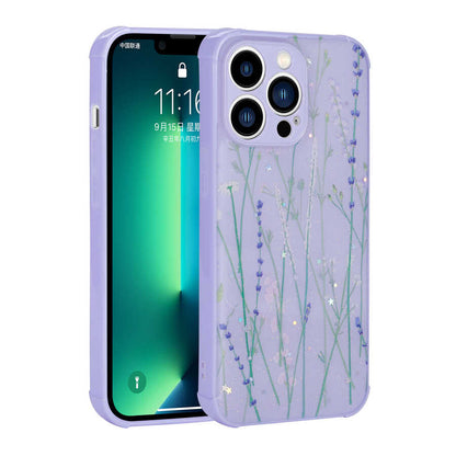 Apple iPhone 11 Pro Max Kılıf Simli Desenli Kamera Korumalı Parlak Zore Popy Kapak