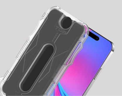 Apple iPhone 11 Pro Zore Kolay Uygulama Aparatlı 5D Magic Privacy Glass Hayalet Cam Ekran Koruyucu Siyah