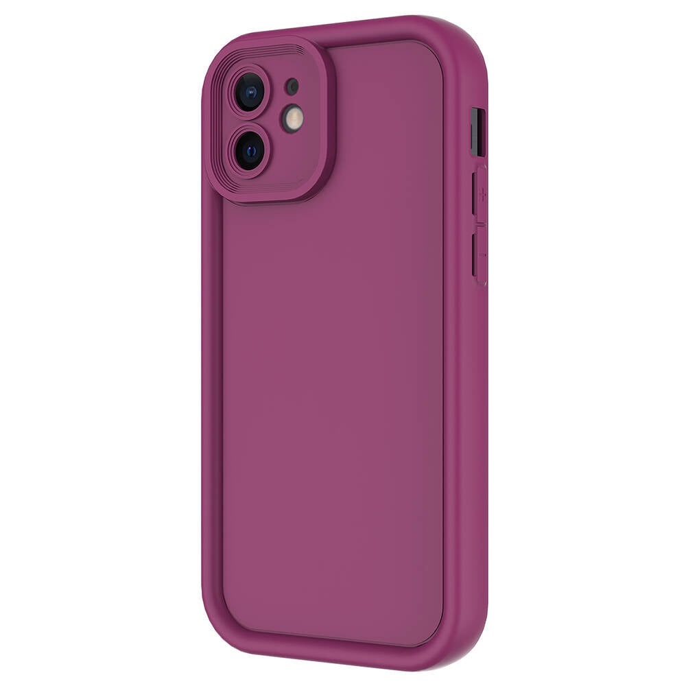 Apple iPhone 12 Kılıf Kamera Korumalı Zore Ananas Kapak Koyu Yeşil