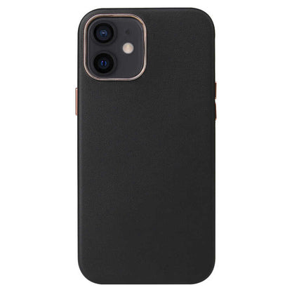Apple iPhone 12 Kılıf Zore Leathersafe Wireless Kapak