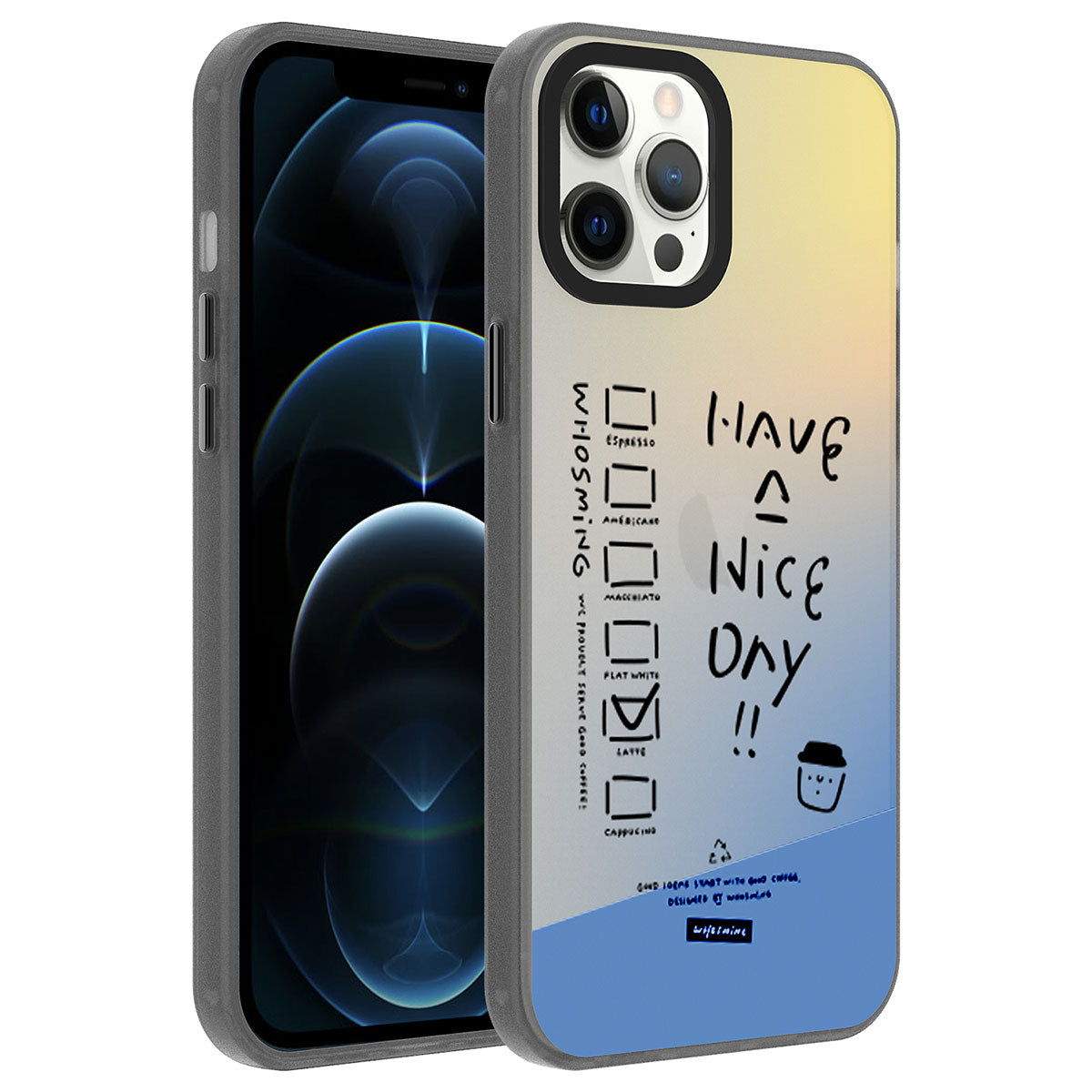 Apple iPhone 12 Pro Max Kılıf Desenli Zore Dragon Sert Kapak Have