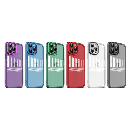 Apple iPhone 12 Pro Max Kılıf Kamera Korumalı Transparan Zore Post Kapak Renksiz