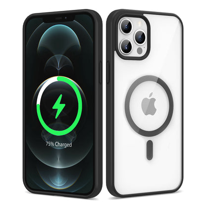Apple iPhone 12 Pro Max Kılıf M-safe Wireless Şarj Özellikli Silikon Zore Ege Kapak