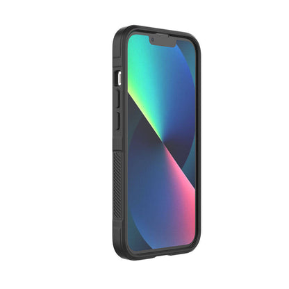 Apple iPhone 13 Kılıf Esnek TPU Oyuklu Arka Yüzey Tasarımlı Zore Etnik Silikon Kapak Kırmızı