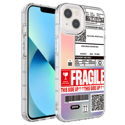 Apple iPhone 13 Kılıf Kamera Korumalı Renkli Desenli Sert Silikon Zore Korn Kapak