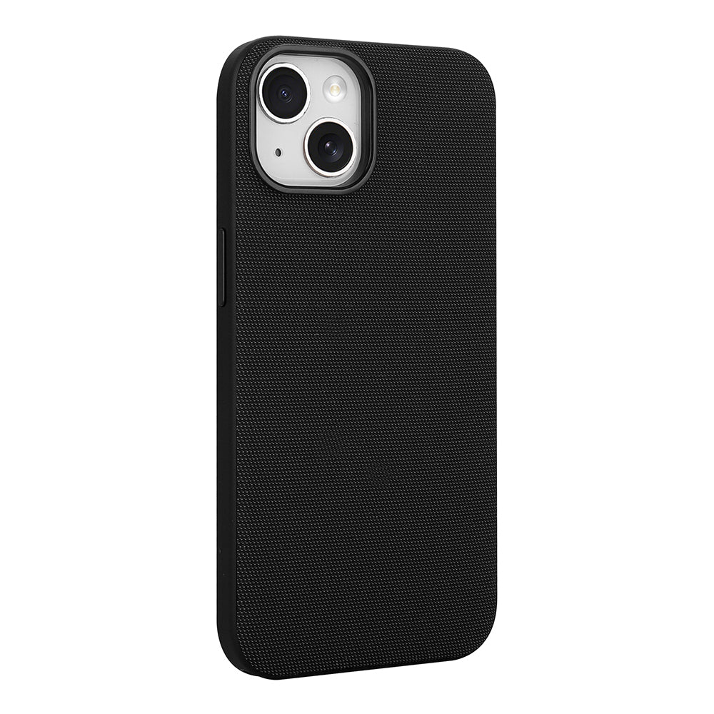 Apple iPhone 13 Kılıf M-Safe Şarj Özellikli Kumaş Tasarımlı Zore Miami Sert PC Kapak