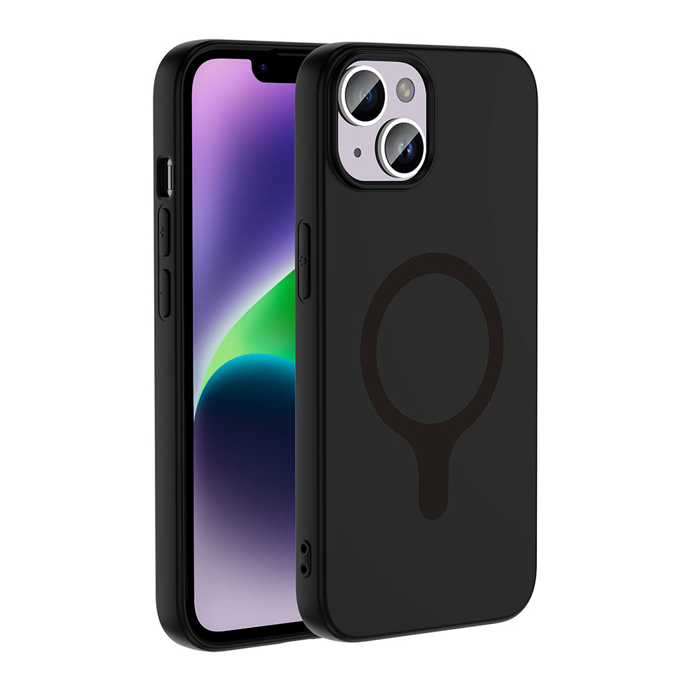 Apple iPhone 13 Kılıf M-Safe Şarj Özellikli Zore Aris Silikon Kapak