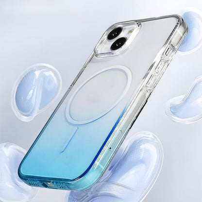 Apple iPhone 13 Kılıf M-Safe Şarj Özellikli Zore Septik Silikon Kapak Turkuaz