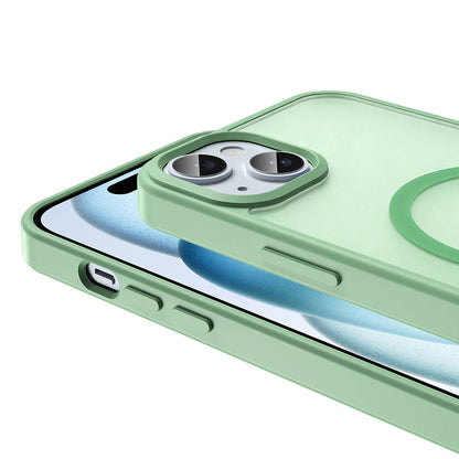 Apple iPhone 13 Kılıf M-safe Şarj Özellikli Mat Arka Yüzey Zore Sio Kapak Siyah