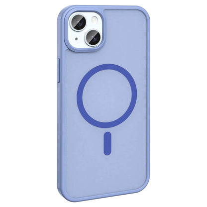 Apple iPhone 13 Kılıf M-safe Şarj Özellikli Mat Arka Yüzey Zore Sio Kapak Siyah