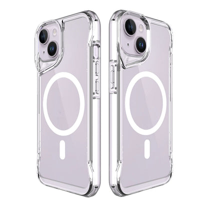 Apple iPhone 13 Kılıf Zore M-safe Şarj Özellikli T-Max M-safe Kapak Renksiz