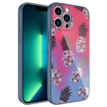Apple iPhone 13 Pro Kılıf Kamera Korumalı Desenli Sert Silikon Zore Epoksi Kapak