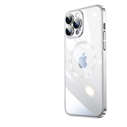 Apple iPhone 13 Pro Kılıf Wireless Şarj Özellikli Sert PC Zore Riksos M-safe Kapak