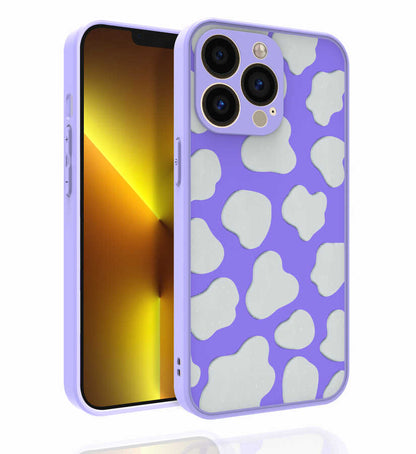 Apple iPhone 13 Pro Max Kılıf Desenli Kamera Korumalı Parlak Zore Nora Kapak