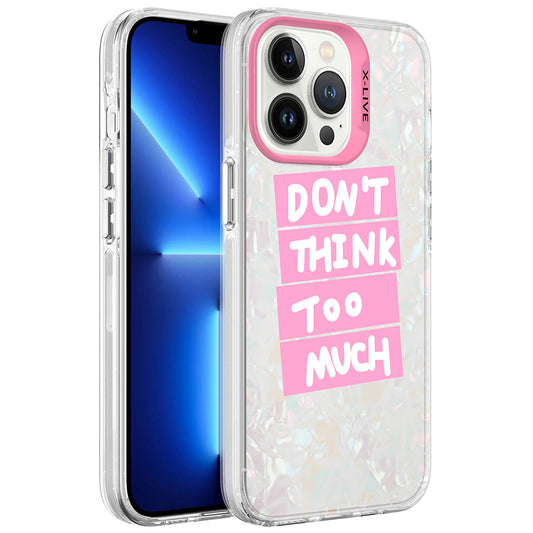 Apple iPhone 13 Pro Max Kılıf Mermer Desenli Zore Marbello Kapak Pembe