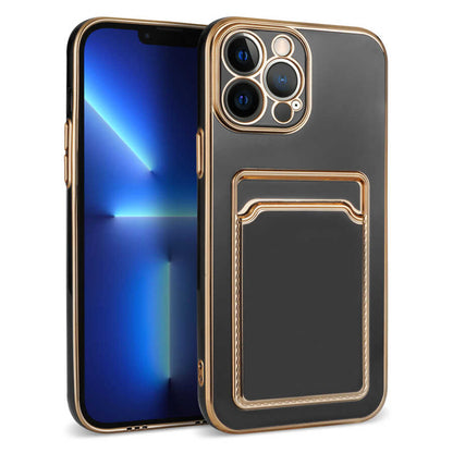 Apple iPhone 13 Pro Max Kılıf Zore Bark Kartlıklı Kapak