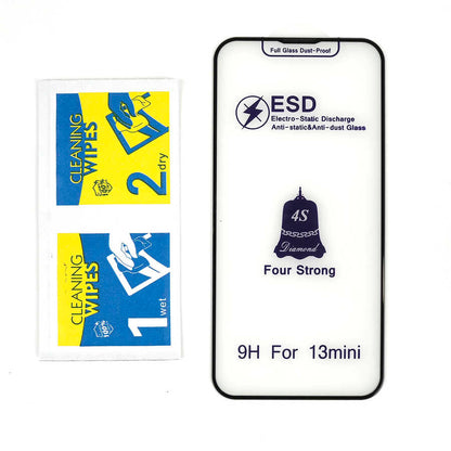 Apple iPhone 13 Zore Rika Premium Temperli Cam Ekran Koruyucu Siyah