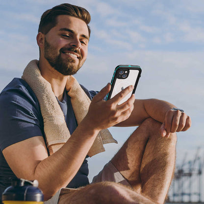 Apple iPhone 14 Kılıf 1-1 Su Geçirmez Kılıf Siyah