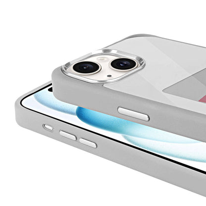 Apple iPhone 14 Kılıf Ekranı Yansıtan Zore Akıllı NFC Kapak Siyah