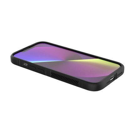 Apple iPhone 14 Kılıf Esnek TPU Oyuklu Arka Yüzey Tasarımlı Zore Etnik Silikon Kapak Lacivert