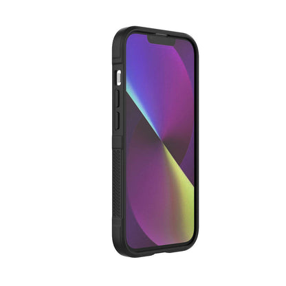 Apple iPhone 14 Kılıf Esnek TPU Oyuklu Arka Yüzey Tasarımlı Zore Etnik Silikon Kapak Siyah