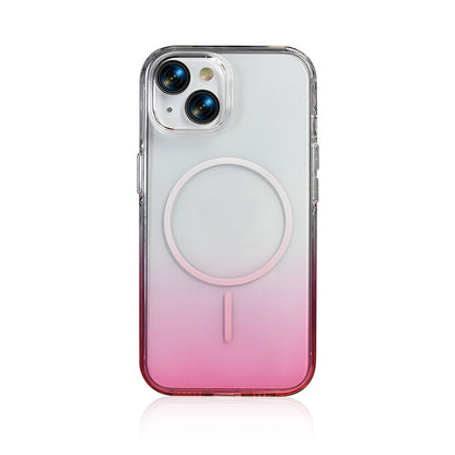 Apple iPhone 14 Kılıf M-Safe Şarj Özellikli Zore Septik Silikon Kapak Pembe