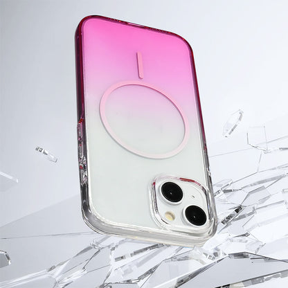 Apple iPhone 14 Kılıf M-Safe Şarj Özellikli Zore Septik Silikon Kapak Pembe