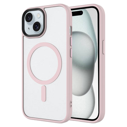 Apple iPhone 14 Kılıf Mat Arka Yüzey Wireless Şarj Özellikli Zore Flet M-safe Kapak