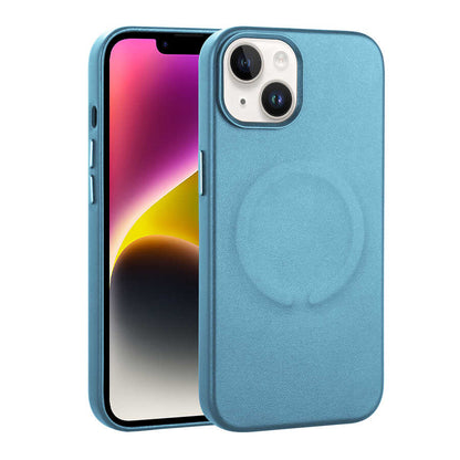 Apple iPhone 14 Kılıf PU Deri M-safe Wireless Şarj Özellikli Zore Derix Kapak