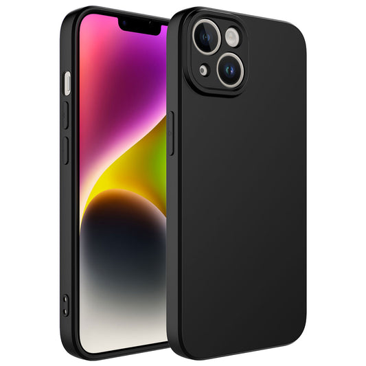 Apple iPhone 14 Kılıf Zore Kamera Korumalı Mara Lansman Kapak Siyah