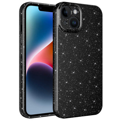 Apple iPhone 14 Plus Kılıf Kamera Korumalı Simli Lüks Zore Koton Kapak