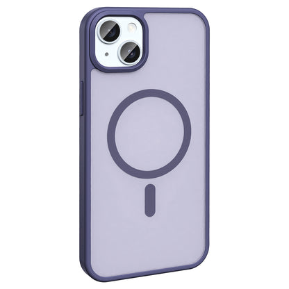 Apple iPhone 14 Plus Kılıf M-safe Şarj Özellikli Mat Arka Yüzey Zore Sio Kapak Siyah