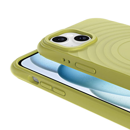 Apple iPhone 14 Plus M-safe Şarj Özellikli Airbagli Mat Görünümlü Zore Hepi Kapak Yeşil