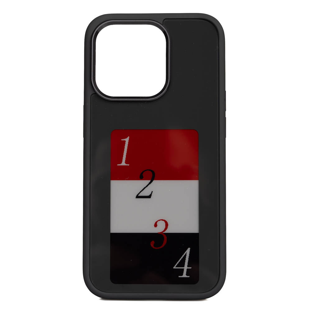 Apple iPhone 14 Pro Kılıf Ekranı Yansıtan Zore Akıllı NFC Kapak Gri