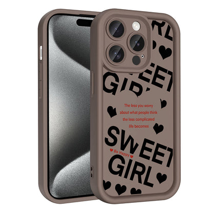 Apple iPhone 14 Pro Kılıf Kamera Korumalı Baskılı Arka Yüzey Zore Klas Kapak Beyaz