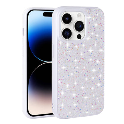 Apple iPhone 14 Pro Kılıf Parlak Taşlı Tasarım Zore Pırlanta Kapak Gri