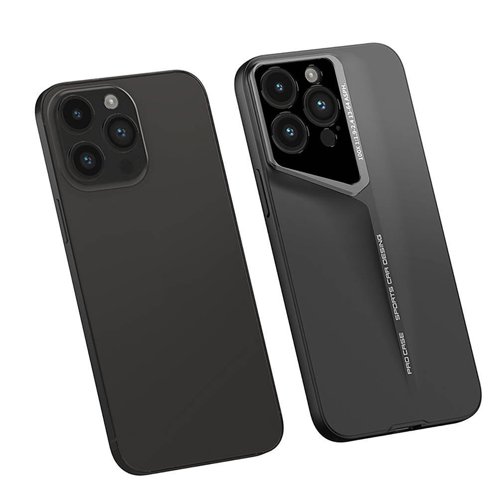 Apple iPhone 14 Pro Kılıf Ultra İnce Kamera Korumalı Sert Rubber Zore Procase Kapak Derin Mor