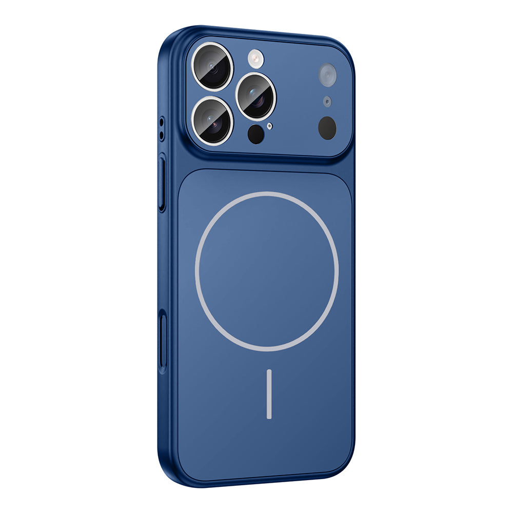 Apple iPhone 14 Pro Kılıf Zore M-Safe Şarj Özellikli Kamera Korumalı Formen Kapak Turuncu