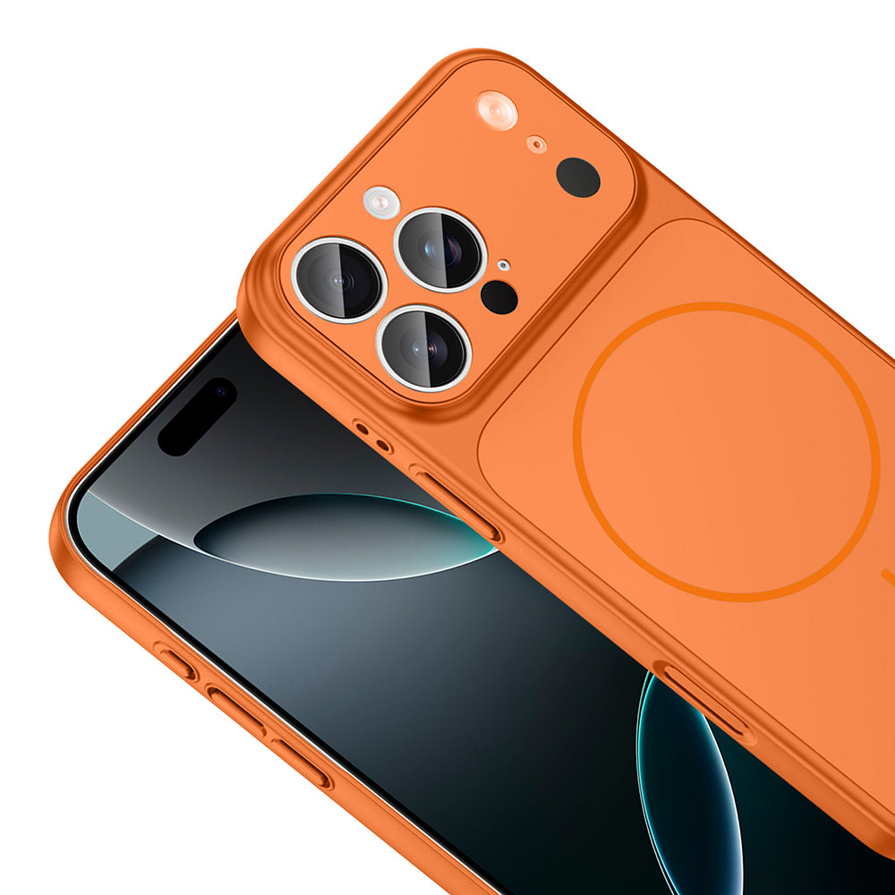 Apple iPhone 14 Pro Kılıf Zore M-Safe Şarj Özellikli Kamera Korumalı Formen Kapak Siyah