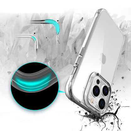 Apple iPhone 14 Pro Kılıf Zore Şeffaf Ultra İnce Airbag Tasarımlı Okka Kapak Renksiz