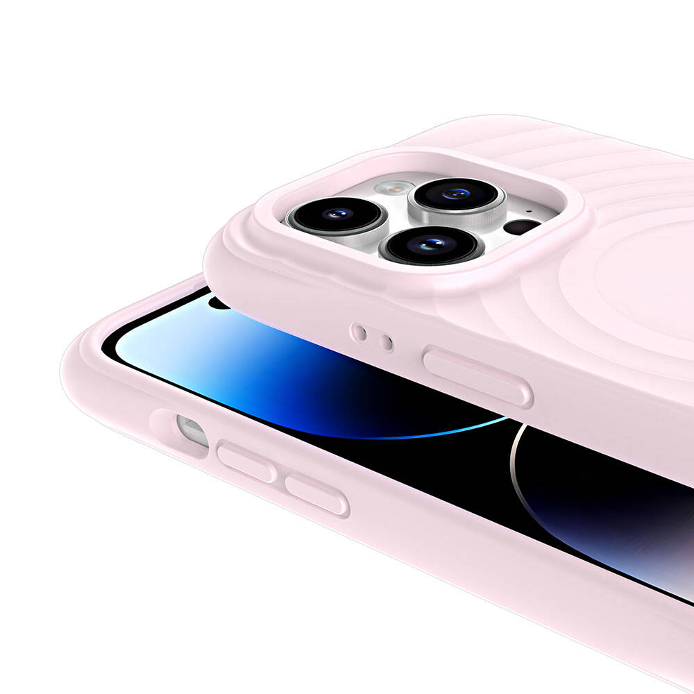 Apple iPhone 14 Pro M-safe Şarj Özellikli Airbagli Mat Görünümlü Zore Hepi Kapak Yeşil