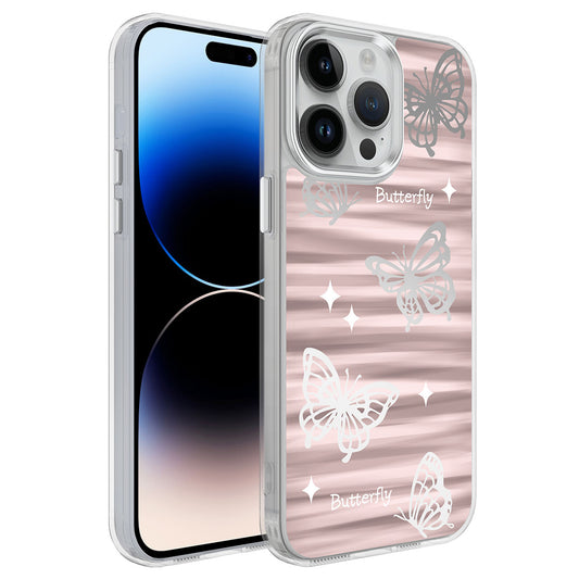 Apple iPhone 14 Pro Max Kılıf Airbagli Parlak Tasarımlı Zore Mimbo Kapak NO1