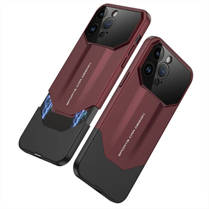 Apple iPhone 14 Pro Max Kılıf Çift Parçalı Zore Ays Pro İkili Kapak Siyah-Gri