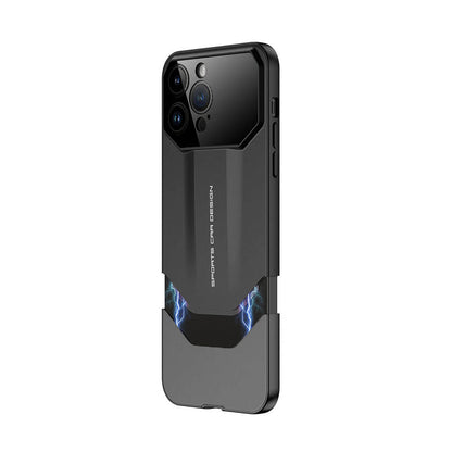 Apple iPhone 14 Pro Max Kılıf Çift Parçalı Zore Ays Pro İkili Kapak Siyah-Gri