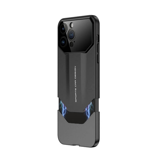 Apple iPhone 14 Pro Max Kılıf Çift Parçalı Zore Ays Pro İkili Kapak Siyah-Gri