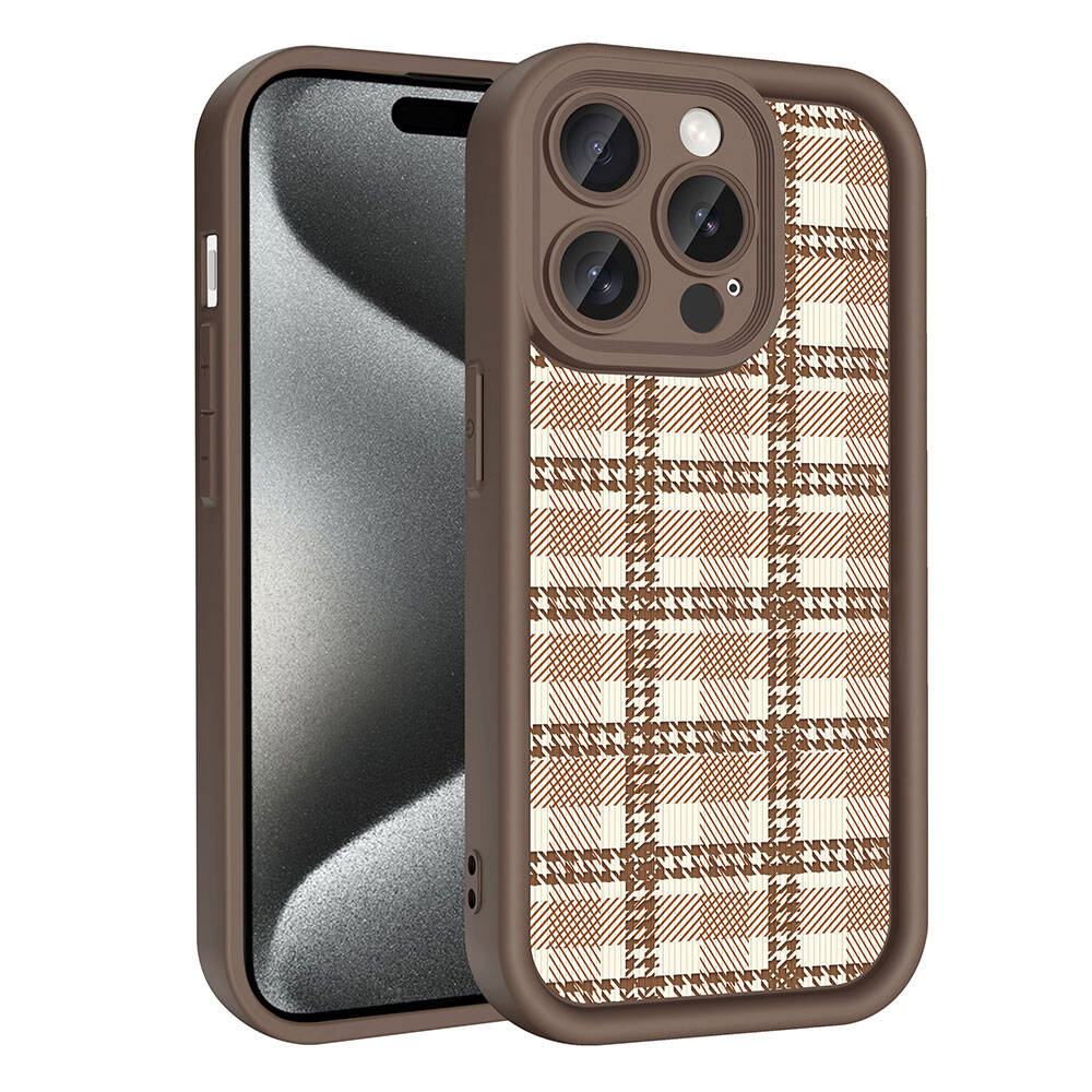 Apple iPhone 14 Pro Max Kılıf Kamera Korumalı Baskılı Arka Yüzey Zore Klas Kapak Beyaz