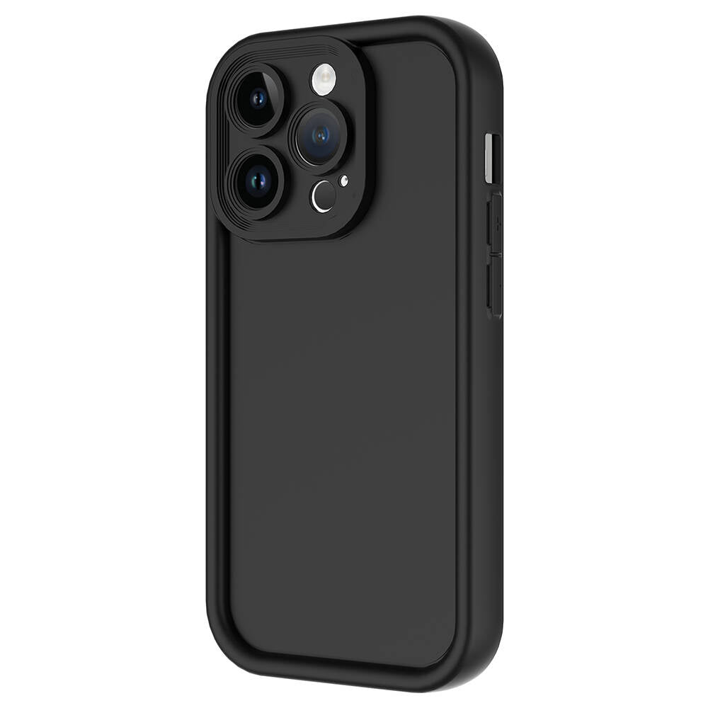 Apple iPhone 14 Pro Max Kılıf Kamera Korumalı Zore Ananas Kapak Siyah