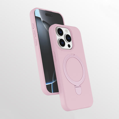 Apple iPhone 14 Pro Max Kılıf M-safe Şarj Özellikli Standlı Zore Samara Kapak Desert Gold