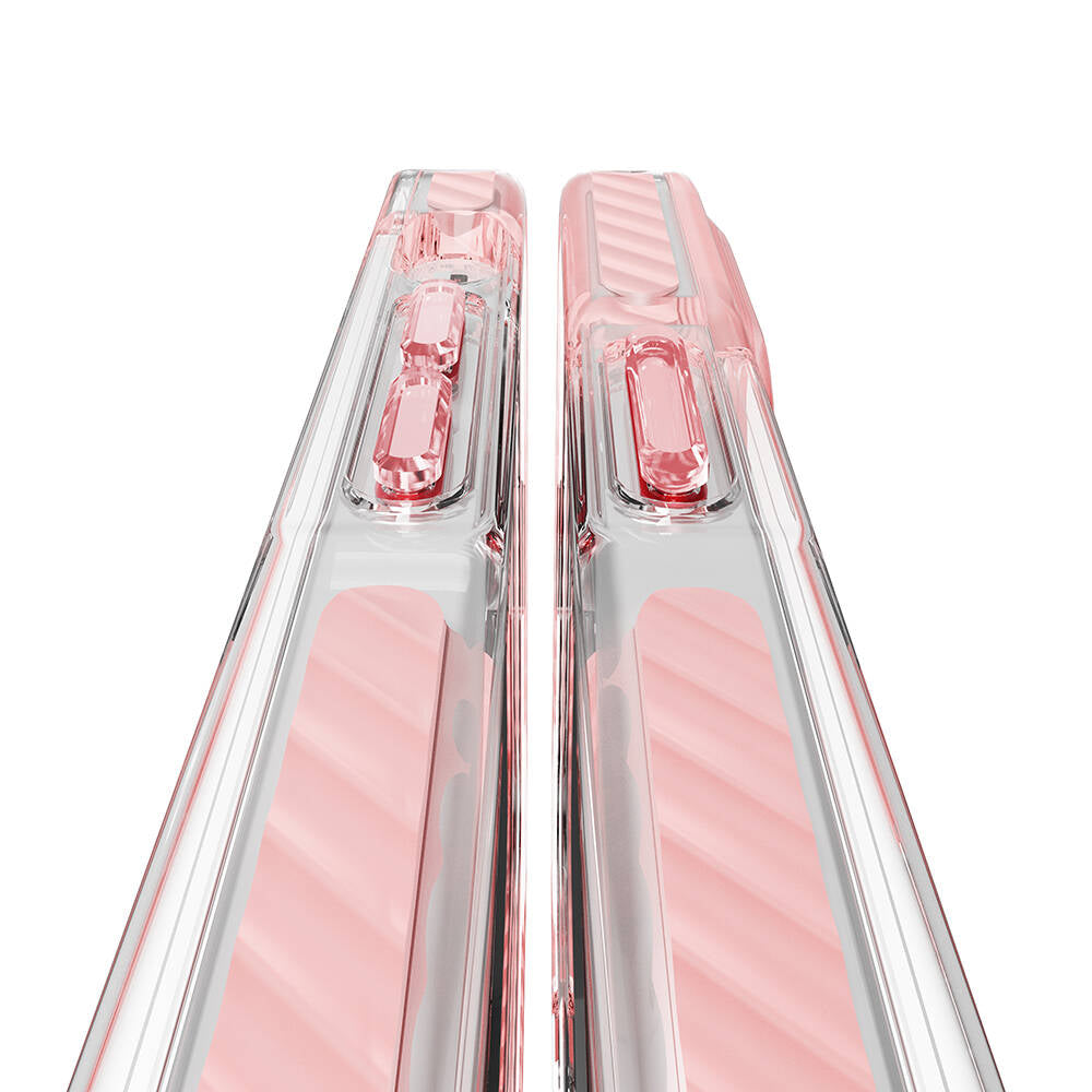 Apple iPhone 14 Pro Max Kılıf M-safe Şarj Özellikli Airbagli Takılabilir Askı Aparatlı Zore Nana Kapak Mor